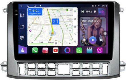 Магнитола для ГАЗ Газель НН 2019+, Соболь НН 2022+ (рамка серебро) - FarCar 9711S монитор 10.36" QLED на Android 14, TS18, CarPlay, 4G SIM-слот