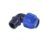 Отвод компрессионный ПЭ Дн 20х1/2"х90гр НР Ру16 RTP (РосТурПласт) 11548