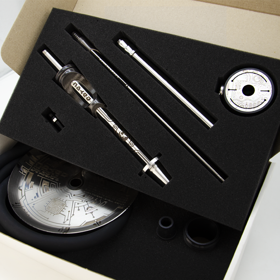 Hookah Naked Dark chrome