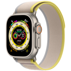 Ремешок Apple Trail Loop для Apple Watch Ultra 49 мм Yellow/Beige Размер M/L (MQEG3)