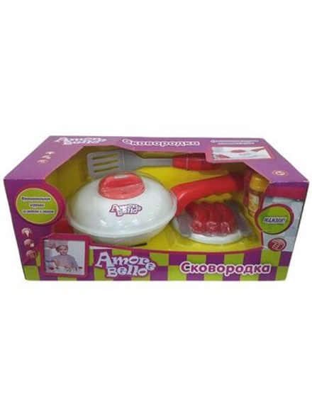 Развивающая игрушка "Волшебная сковородка", музыкальный, от 3 месяцев, пластик