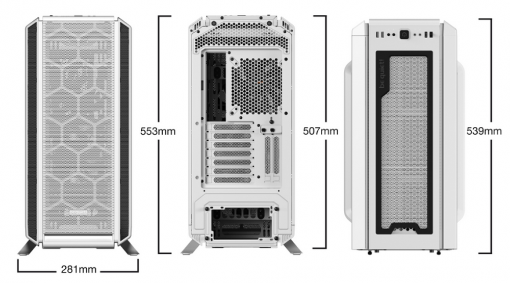 Корпус BE QUIET! Silent Base 802 Window White (BGW40)