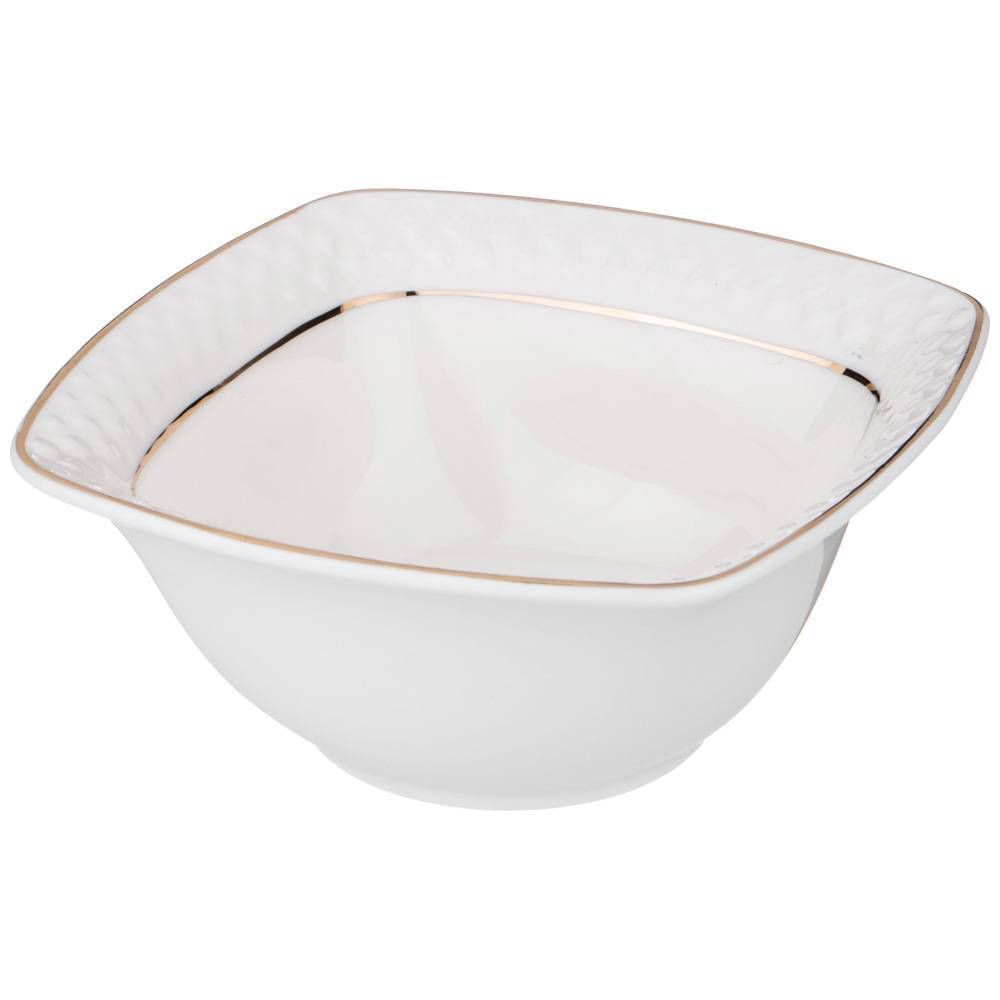 НАБОР САЛАТНИКОВ LEFARD "ДИАМАНД ГОЛД" КВАДРАТ 11*11*4,5СМ 200МЛ (КОР=18НАБ.)