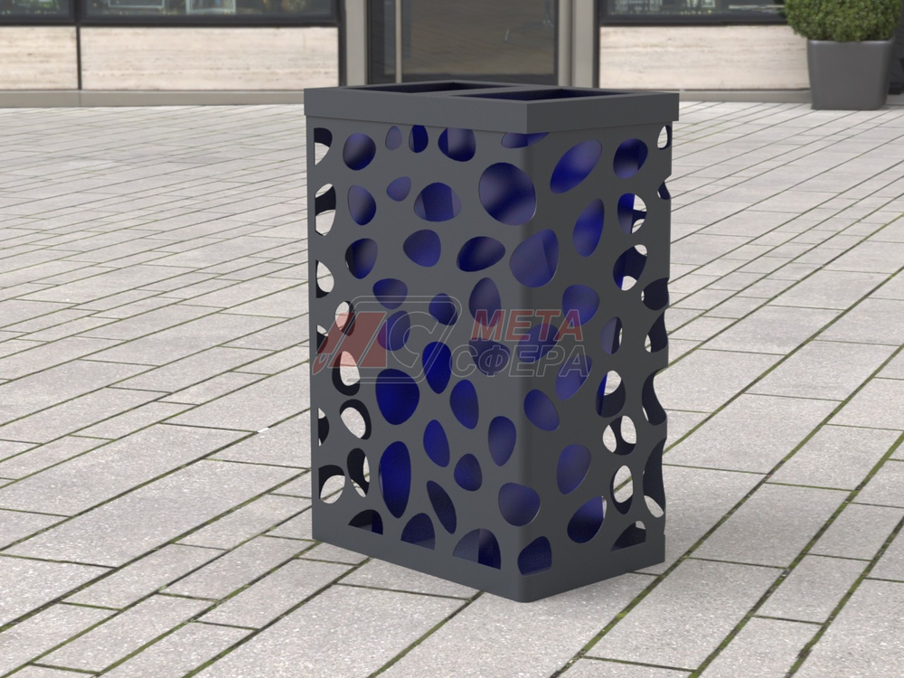 Урна Галька для раздельного сбора мусора