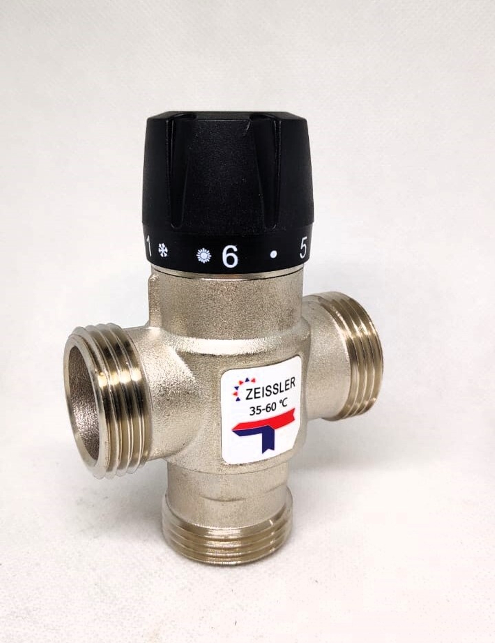 Термостатический смесительный клапан 1" НР 35-60°С KV 2,5