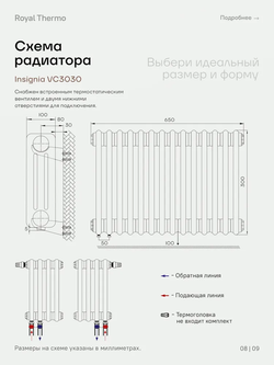 Дизайн-радиатор Royal Thermo Insignia