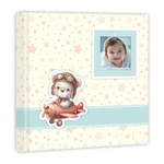 ZEP BP32323B 32x32/60 бел.стр.,1 ил.стр. Brian Blue (голубой, детский) ф/альбом в коробке