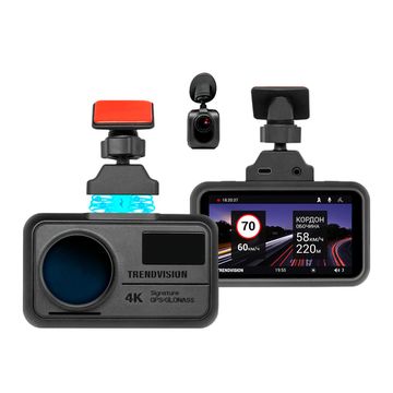 Видеорегистратор TrendVision TDR-725 Real 4K 2CH