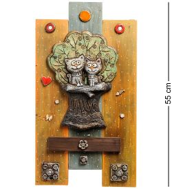 КоКо Шамель KK-533 Панно «Коты на дереве» шамот