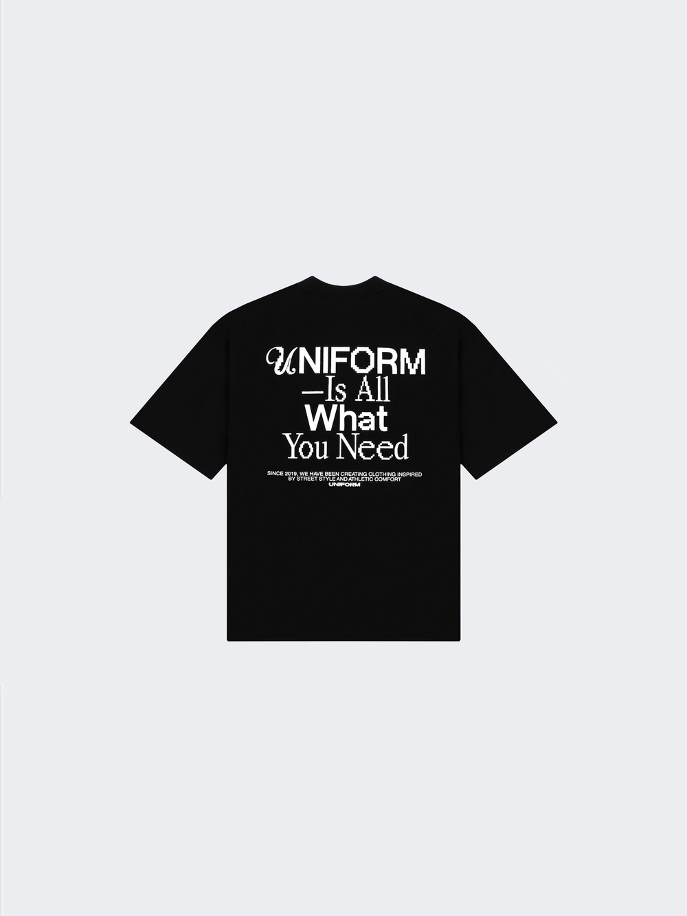 Футболка UNIFORM Heavy Pixel , Черный