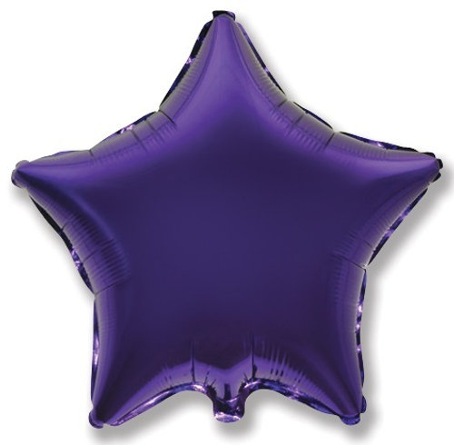 Фольгированный шар Звезда фиолетовый 46 см