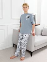 Костюм для мальчика Олимп-1 Виотекс СЕРЫЙ