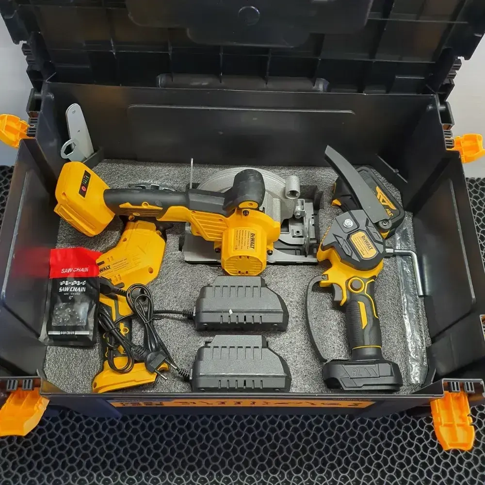 Аккумуляторный набор инструмента 9в1 Dewalt