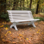 Скамейка садовая из дерева Ойвинд, белый