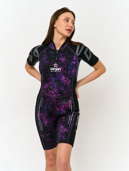 Гидрокостюм Sargan Nero 2.0 Shorty lady 2 мм GalaxyAPE-07/черный