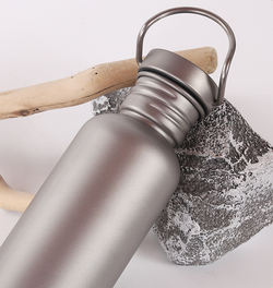 Бутылка для воды титановая (WolfTrail)