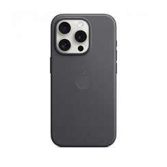 Чехол Apple iPhone 15 Pro FineWoven Case with MagSafe Black