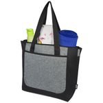 Двухцветная эко-сумка Reclaim на молнии объемом 15 л, изготовленная из переработанных материалов по стандарту GRS