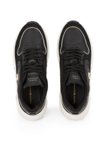 Кожаные кроссовки Tommy Hilfiger - черный(FW0FW08129)