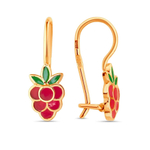 Серьги из золота Малинка