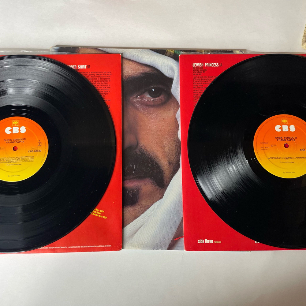 Винтажная виниловая пластинка LP Frank Zappa Sheik Yerbouti (Нидерланды 1979)
