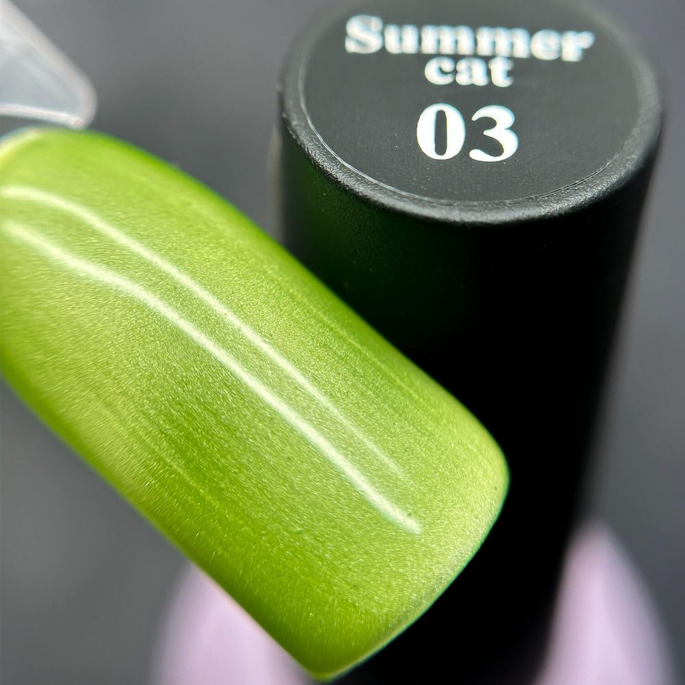 SoLa Гель-лак Summer Cat 03 Кошачий глаз, 10мл