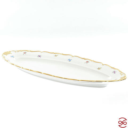 Блюдо для рыбы Queen's Crown Мелкие цветы 56 см