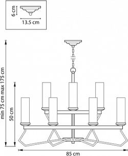 Подвесная люстра Lightstar Flume 723125
