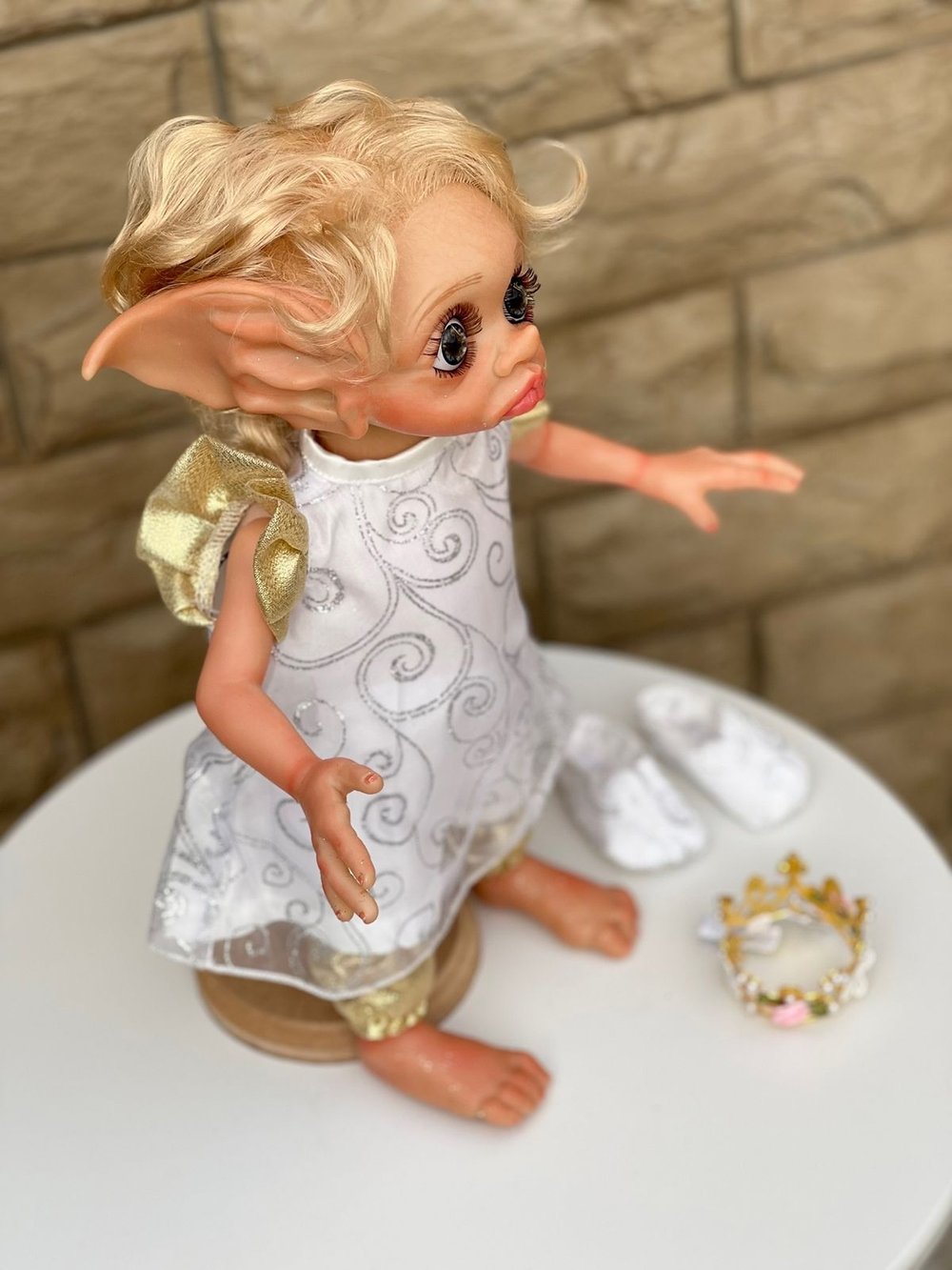 Кукла мягконабивная 40см в пакете (FA-139)