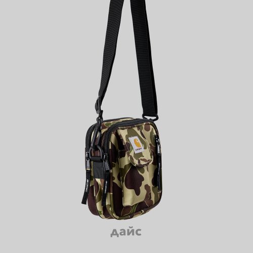 Сумка Carhartt WIP Essentials Bag артикул:I031470_camo_duck_green - купить в магазине Дайс
