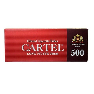 Гильзы для сигарет "Cartel" Long Filter 500шт