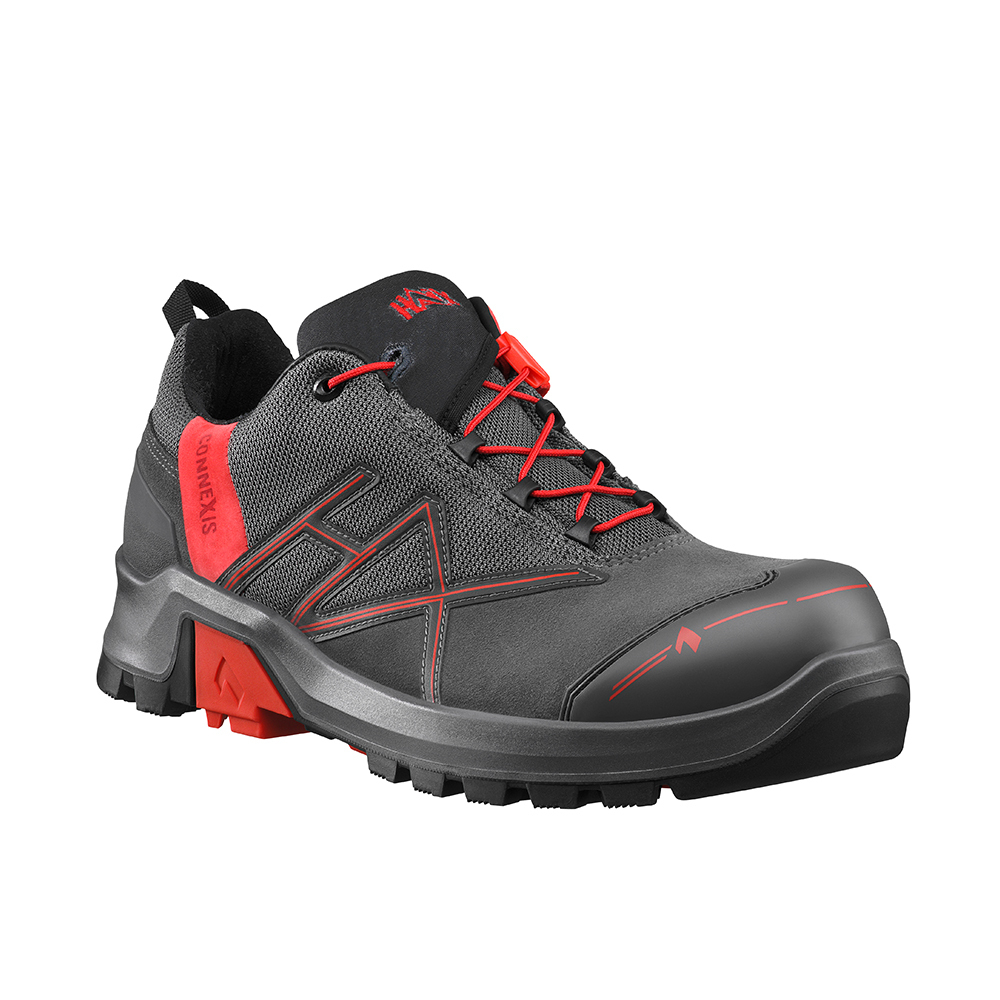 Полуботинки Haix  CONNEXIS Safety+ GTX low/grey-red