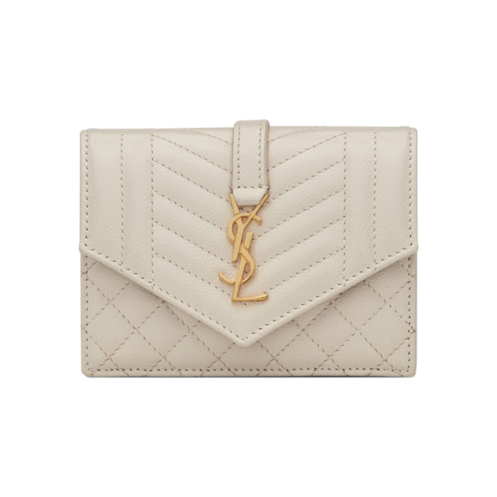 Картхолдеры и кошельки SAINT LAURENT YSL Monogram Mix Matelasse Logo /, 651027-BOWT1-9207