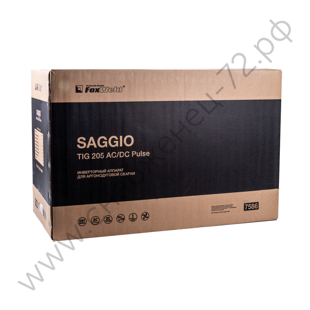 Аппарат аргонодуговой сварки SAGGIO TIG 205 AC/DC Pulse