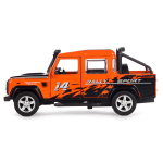 Модель ин. мет. "Land Rover Defender Pickup Сафари" 12см, двери,багажн,коробкаDEFPICKUP-12 (Технопарк)