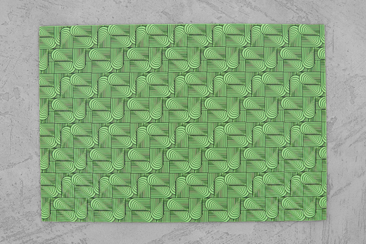 Kydex Illusion green 2,03мм, лист 300x200мм