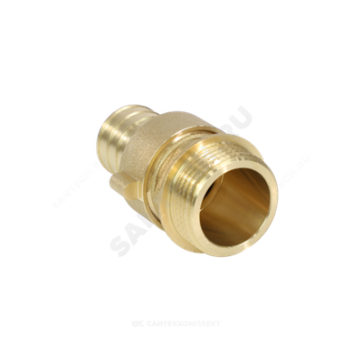 Переходник штуцерный латунь разъемный для шланга Дн 15х1/2" НР 9104 Aquasfera 9104-01