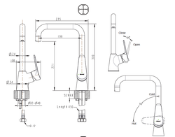 Смеситель для кухни Bravat Eco