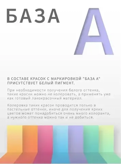 Эмаль акриловая универсальная VGT ВДАК-1179, матовая, супербелая, база А 1,5 кг