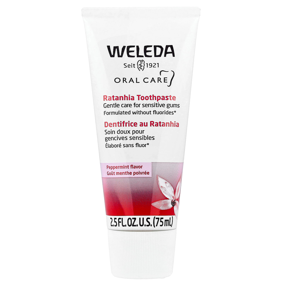 Weleda, Oral Care, зубная паста из ратании, со вкусом перечной мяты, 75 мл (2,5 жидк. унц.)