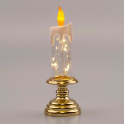 Светодиодная новогодняя фигура ЭРА EGNDS-03 Свеча 10 LED