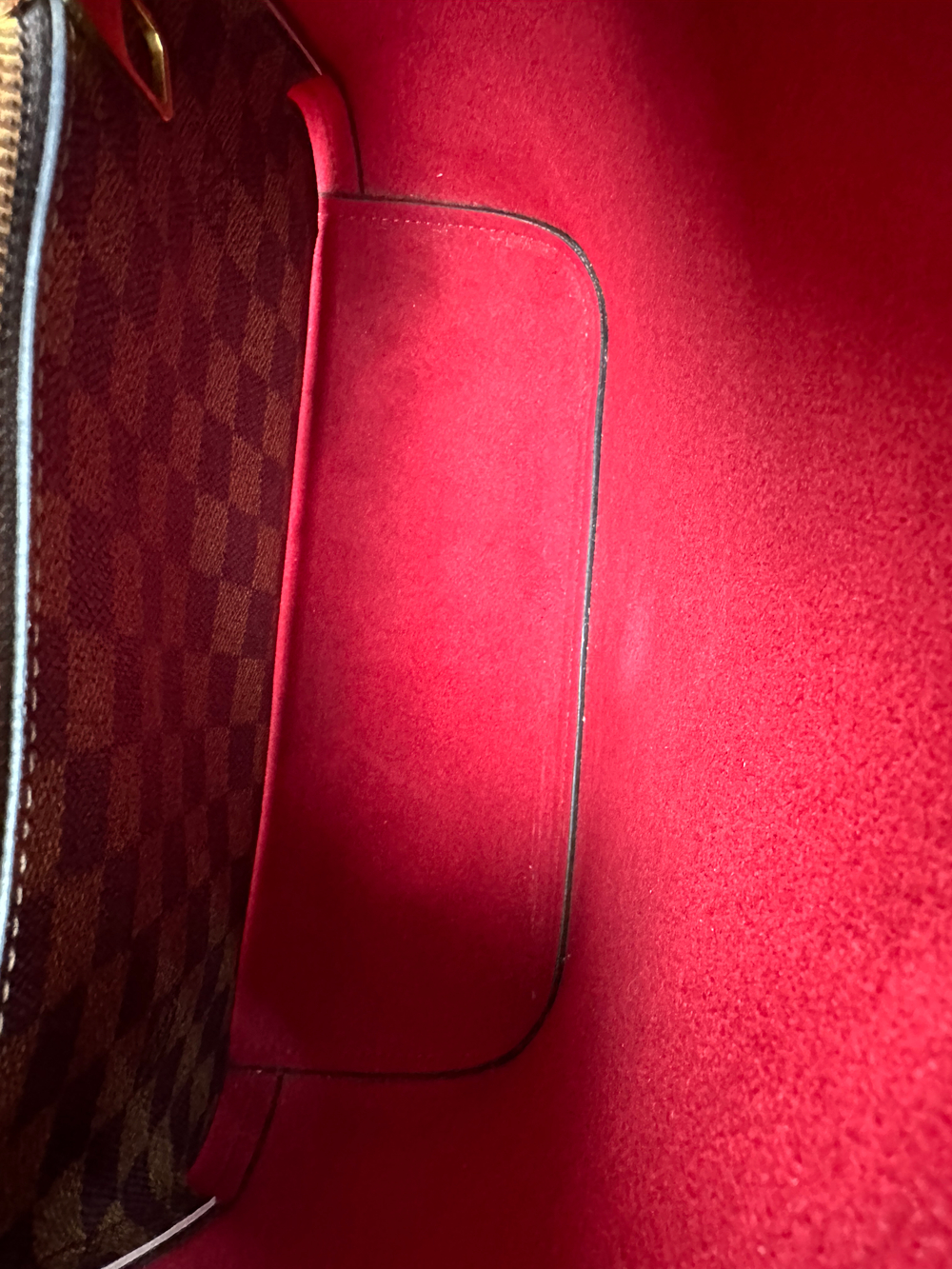 Сумка Louis Vuitton Damier Ebene MM Cherry Berry