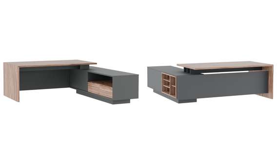 Стол письменный на опорной креденции