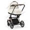 Коляска для новорожденных Cybex Priam IV Off White шасси Rosegold