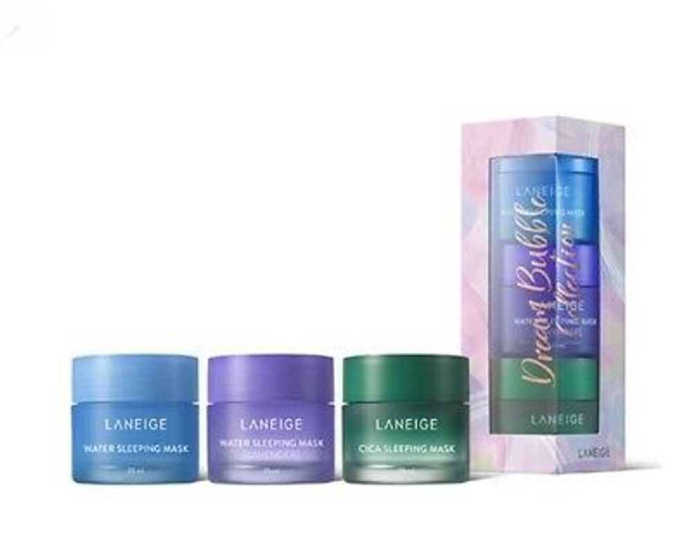 LANEIGE Dream Bubble Collection Face Sleeping Mask Mini Set 25g*3