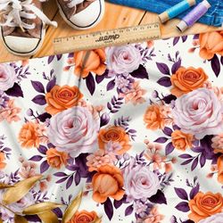 Ткань премиум бифлекс розовые акценты