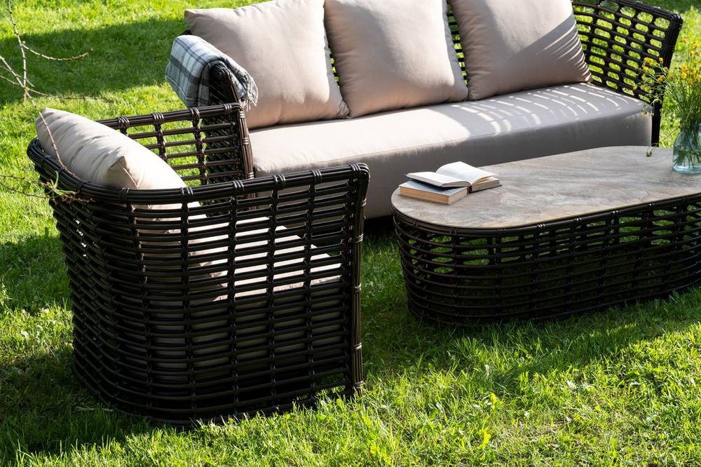 "Валенсия" лаунж-зона из искусственного ротанга, цвет бронзовый