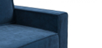 Диван Норд двухместный Велюр Монолит синий