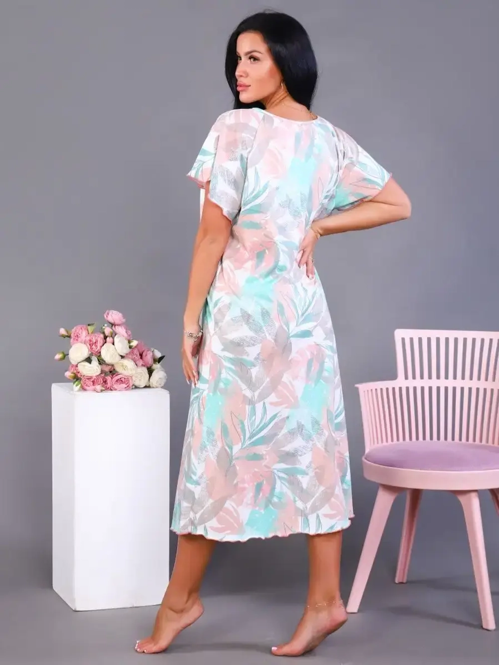 ночная сорочка на большие размеры