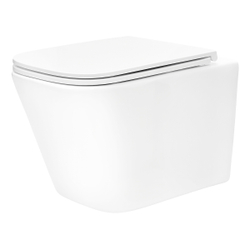 Подвесной унитаз TECEspring MODEL S с сидением белый